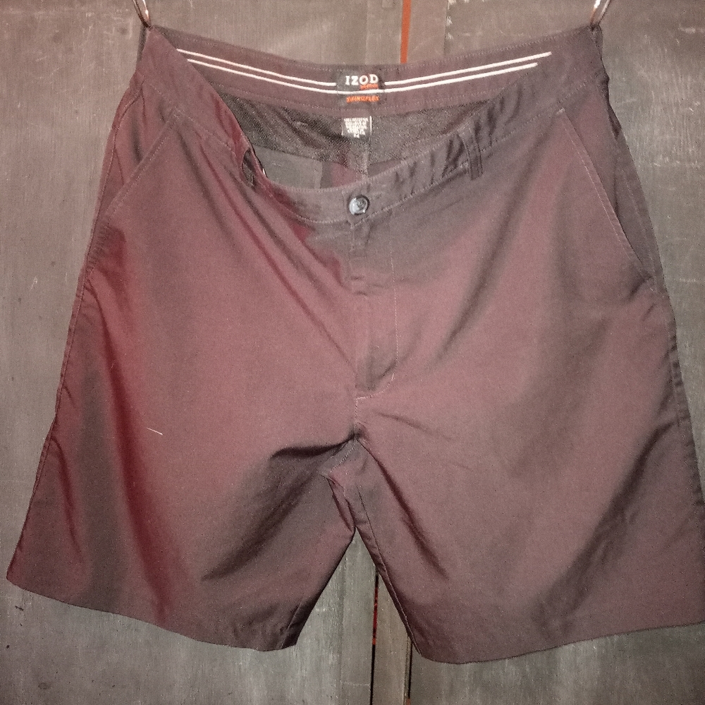Men's Izod shorts black size 34